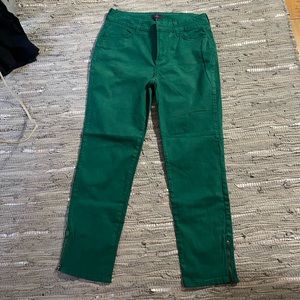 NYDJ size 6 green jeans